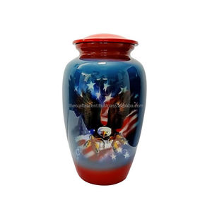 Wholesale Custom Design Aluminium Cremation Urn <b>for</b> Human & Pets <b>Ashes</b> Metal 10" Cremation urns Supplier & <b>Keepsake</b> Urns - Product Image 1