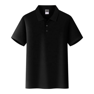 2025 unisexe coupe ajustée Golf pour Polo col rond Logo personnalisé respirant uni coton Polyester côtes manchette basculement grande taille hommes Jersey - Product Image 5