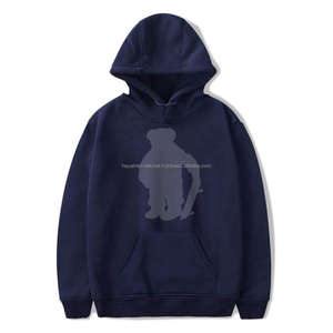 Sudadera con capucha de algodón y forro polar para hombre, ropa de calle personalizada con estampado de oso, aspecto Funky, nueva llegada - Product Image 1