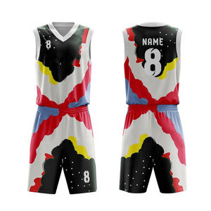 Customized Summer Basketball Sportswear Breathable Uniform Set Full sublimated with Plus Size Jersey Shorts Reasonably Price OEM - Product Image 1
