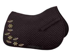Elegante almohadilla para silla de montar con estilo de salto y estampado personalizado |   Almohadilla de Montura para Caballo de Calidad Premium, Venta al por Mayor de Fábrica - Product Image 1