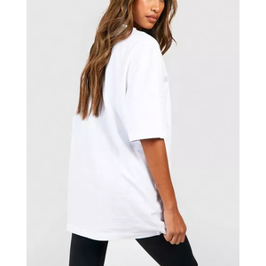 เสื้อยืดผู้หญิงไซส์ใหญ่ทรงปกติรุ่นใหม่ล่าสุดปี 2026 ผ้าฝ้าย 100% 280 GSM ระบายอากาศได้ดี แห้งเร็ว ตกแต่งด้วยลายปัก เป็นมิตรต่อสิ่งแวดล้อม - Product Image 3