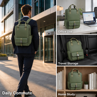 Sac à dos de voyage grande capacité, ignifuge et imperméable, avec logo personnalisé, multi-poches, pour ordinateur portable, idéal pour les trajets professionnels - Vente chaude