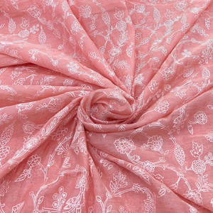 Tela de Chifón Bordada Malty Dobby, 100% Poliéster, Transpirable, Ecológica, para Bodas, Color Personalizado, Suministro Textil, Exportaciones - Product Image 2