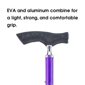 ด้ามจับทำจากอะลูมิเนียมชุบอโนไดซ์ทันสมัยสำหรับการบำบัดฟื้นฟูสมรรถภาพการออกแบบให้มีน้ำหนักเบาปรับความสูงได้ - Product Image 6