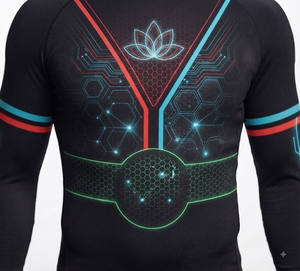 เสื้อรัดรูปแขนยาวลายกราฟิกดีไซน์ทันสมัยปี 2026 สำหรับผู้ชาย เล่นกีฬา ฟิตเนส แห้งเร็ว สตรีทแวร์ ขายส่ง - Product Image 6