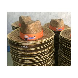 Sombrero Panamá de ala ancha tejido a mano con bordado vietnamita de algas marinas y logotipo personalizado, unisex, para todas las estaciones, ideal para promociones. - Product Image 6