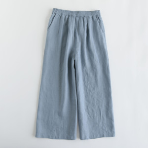 <b>Men's</b> Breathable Plain Dyed Linen Harem Pants <b>Elastic</b> <b>Waist</b> Casual Summer <b>Trousers</b> - Product Image 3