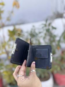 Portefeuille en cuir véritable de haute qualité, imprimé cuir de vache, pour homme, porte-cartes, vente chaude, cadeau pour lui - Product Image 5