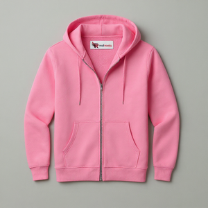 Men's Knitted <b>Zip</b>-<b>Up</b> <b>Hoodie</b> with Front Pocket 300g Polyester/Cotton Fleece Anti-Pilling & Anti-Shrink Winter Casual Wear - Product Image 1
