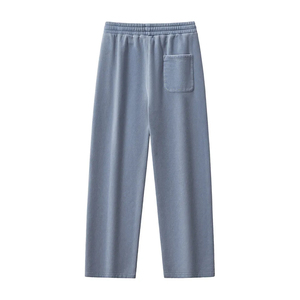 Custom Men Women Sweatpants <b>Elastic</b> Waist Drawstring Straight Leg Loose Joggers Casual OEM ODM Manufacturer - Product Image 6