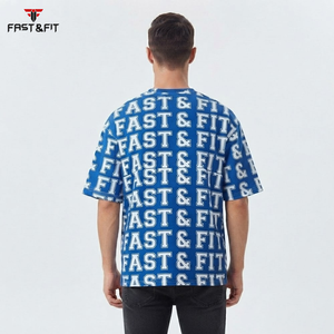 เสื้อยืดผู้ชายทรงโอเวอร์ไซส์ สตรีทแวร์ พิมพ์ลายสกรีน คอกลม ผ้าริบคุณภาพสูง ดีไซน์ใส่สบาย ปี 2026 - Product Image 5