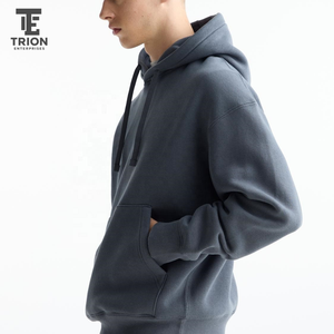 Vente en gros de sweat-shirts à capuche surdimensionnés pour hommes en coton 100% pour un style hivernal thermique de couleur Purple Haze, motif uni, impression de logo personnalisée - Product Image 4