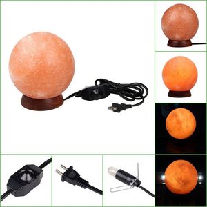 Lampe en sel rose de l'Himalaya naturel, pièce décorative en cristal, portable, faite à la main, purificateur d'air, ioniseur naturel pour salon - Product Image 2