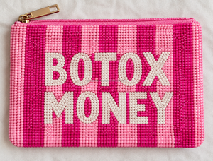 Porte-monnaie fait main en perles de rocaille avec citation amusante personnalisée, pochette zippée, portefeuille coloré en perles de verre, sac à monnaie, accessoire de mode en gros - Product Image 6