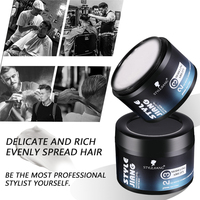 Produits de coiffure pour hommes, salon de coiffure, argile capillaire, cire capillaire, contrôle des bords des cheveux, pâte mate, marque privée