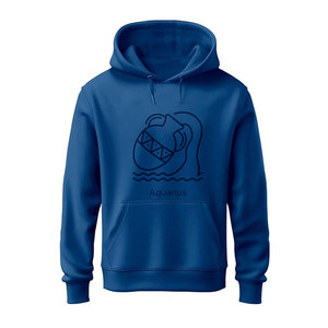 Sudadera con Capucha Unisex Color Lavanda, Tejido de Algodón, Corte Regular, Bolsillo Frontal, Diseño de León Estampado, Ropa Casual de Otoño - Product Image 2
