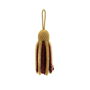 Bullion Tassel Cap Pulls & Metallic Fringe Tassel Customizable Size <b>Gold</b> Decorative Home Textile <b>Gold</b> Tassels - Product Image 5