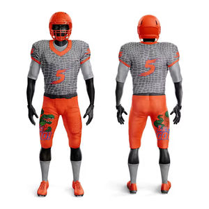 Latest Factory Wholesale Custom American Football Uniform Kit Short Sleeve Pakistan American Football Uniforms - Product Image 4