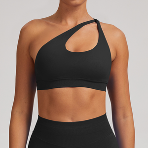 Sujetador deportivo de yoga para mujer con hombros inclinados, de alto soporte a prueba de golpes, sin costuras, para fitness, push-up, entrenamiento, running y yoga - Product Image 2