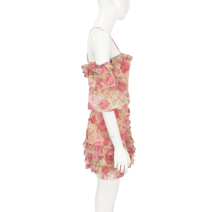 Vestido largo ajustado con tirantes <span class=keywords><strong>de</strong></span> cadena, estampado floral, elegante, para <span class=keywords><strong>fiesta</strong></span> <span class=keywords><strong>de</strong></span> verano. - Product Image 3