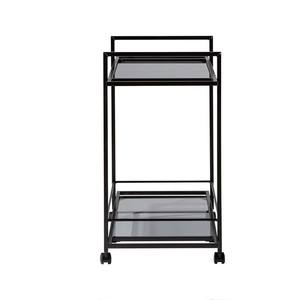 Carro de bebidas rodante con características elegantes de almacenamiento y servicio - Product Image 3