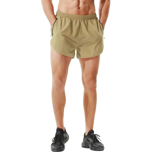 Novedad: Pantalones Cortos de Compresión para Hombre, con Logotipo Personalizado, para Gimnasio y Running, 100% Poliéster, Estilo Casual, Color Sólido, Alta Calidad, Secado Rápido - Product Image 3