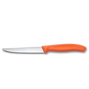 Couteaux à steak et à pizza professionnels, lame dentelée, poignée ergonomique, couverts de table polyvalents pour la viande, la pizza, le dîner, la cuisine - Product Image 1