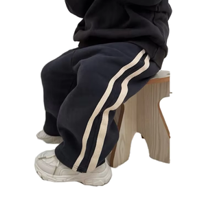 Pantalon de survêtement décontracté en molleton lavé 100 % coton pour tout-petits garçons, personnalisé ODM, 280 GSM, écologique, séchage rapide, vente en gros - Product Image 3