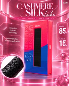 Charmlash - Suministros para Pestañas al por Mayor, Extensiones de Pestañas de Seda Negra Mate, Pestañas de Larga Duración con Rizado Estable, Fibra PBT - Product Image 3