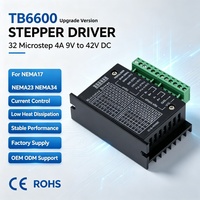 FYX Stock TB6600 Moteur pas à pas amélioré 32 Microsteps 4A 9V 42V DC Driver CNC pour NEMA17 NEMA23 NEMA34