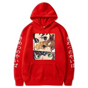 Sudaderas Personalizadas de Forro Polar para Ropa Urbana y Sudaderas con Diseño de Logotipo Serigrafiado en Algodón y Poliéster con Cordón Ajustable, Sudadera con Diseño de Anime - Product Image 3