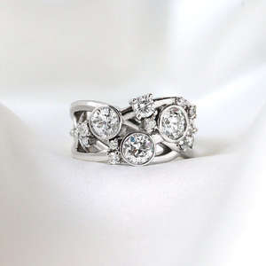 IGI/GIA Lab Grown Round Cut Diamond Vintage 14K Oro amarillo Boda/Anillo de compromiso Anillos finos unisex para aniversario perfecto - Product Image 1