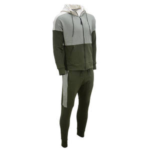 Conjunto Deportivo de Diseño Superior con Chaqueta y Pantalones con Cierre Completo, Sudadera y Pantalones Deportivos para Hombre, Conjunto de Chándal 100% Algodón de Pakistán - Product Image 2