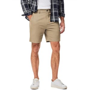 Pantalones Cortos Cargo Casuales de Sarga 100% Algodón para Hombre, Cintura Alta con Decoración de Botones, Talla XL, Tejido de Poliéster - Product Image 2