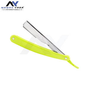 มีดโกนแบบคลาสสิกที่เชื่อถือได้ ใบมีดตรงแบบเลื่อนออกได้ ใช้แล้วทิ้ง ผลิตจากโลหะ ตัวเลือกที่แม่นยำสำหรับช่างตัดผม เหมาะสำหรับโกนขนตามร่างกาย - Product Image 4