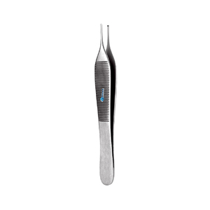 Pinzas Semkin para Tejidos, Uso Hospitalario, 2×1 CVD 125mm, Acero Inoxidable Alemán, Instrumento Quirúrgico Reutilizable para Tejidos - Product Image 1