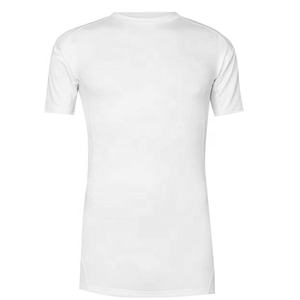 Ropa de gimnasio de poliéster de manga corta de diseño personalizado de la mejor calidad, capa Base de secado rápido, camiseta transpirable de talla grande para adultos, logotipo OEM - Product Image 1