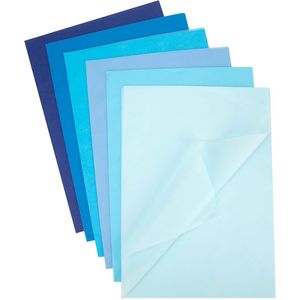 Carta Velina Blu 330 Fogli 14x10 Pollici, Materiali per Fai da Te e Artigianato, per Confezioni Regalo, Festività, Compleanni e Feste - Product Image 1