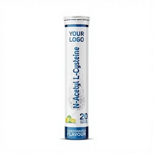 Complément alimentaire de haute qualité à marque privée N-Acéryl L-Cystéine en comprimés effervescents aromatisés pour adultes – Meilleur prix du marché - Product Image 1