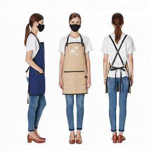 Delantal de Carpintero Ajustable de Algodón Resistente con Correa Cruzada y Bolsa para Herramientas, Uniforme de Trabajo con Color Personalizado para Personal de Restaurantes y Bares - Product Image 2