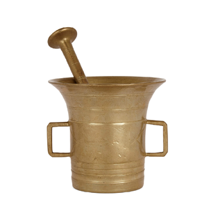 ครกและสากทองเหลืองสำหรับใช้ในบ้านและโรงแรม - Product Image 4