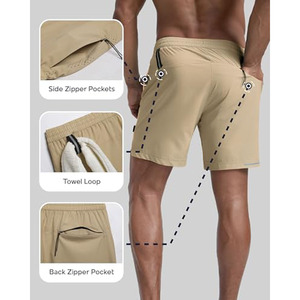 Pantalones Cortos Deportivos Casuales para Hombre 2026, de Secado Rápido, para Fitness, Correr, con Bolsillos, Estilo Formal, 2 en 1 - Product Image 4