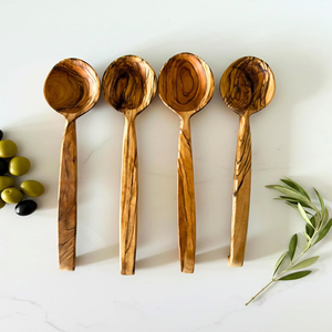 Cuillère à thé en bois de qualité supérieure, écologique, pour café, thé, sucre, outil de cuisine durable pour la cuisson - Product Image 1