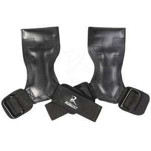 สายรัดมือยกน้ำหนักหนังวัว ระบายอากาศได้ดี สำหรับออกกำลังกายและฟิตเนส จับถนัดมือ - Product Image 2