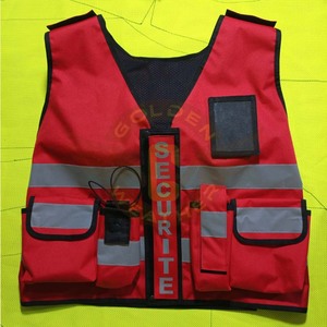 Chaleco de Seguridad Negro de Alta Visibilidad, Chaleco Reflectante para la Seguridad Comunitaria, Uniforme de Guardia, Ropa de Trabajo, Chaleco Táctico, Chaqueta Parka - Product Image 4