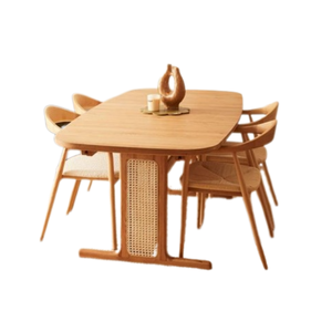 Fabricación en Indonesia Juego de restaurante de madera maciza con diseño japonés para muebles de restaurante y comedor - Product Image 3