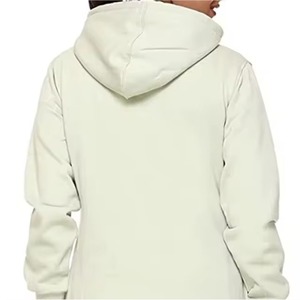 Conjunto Deportivo Informal con Capucha para Mujer, Diseño Sólido, Logotipo Frontal, Transpirable, 100% Algodón Ecológico, de Alta Calidad - Product Image 2