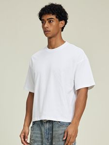 เสื้อยืดผู้ชายทรงสลิมฟิตแบบใหม่ ขายส่ง ล้างสีแบบแอซิดวอช คอกลม แขนสั้น ล้างสีแบบสโตนวอช มีโลโก้ด้านหน้า มีหลายขนาดให้เลือก - Product Image 6