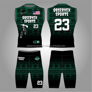 7v7 Uniform <b>Compression</b> Flag Football Uniforms Sublimation Custom Design Logo Team Youth 7on7 Uniform - Product Image 1